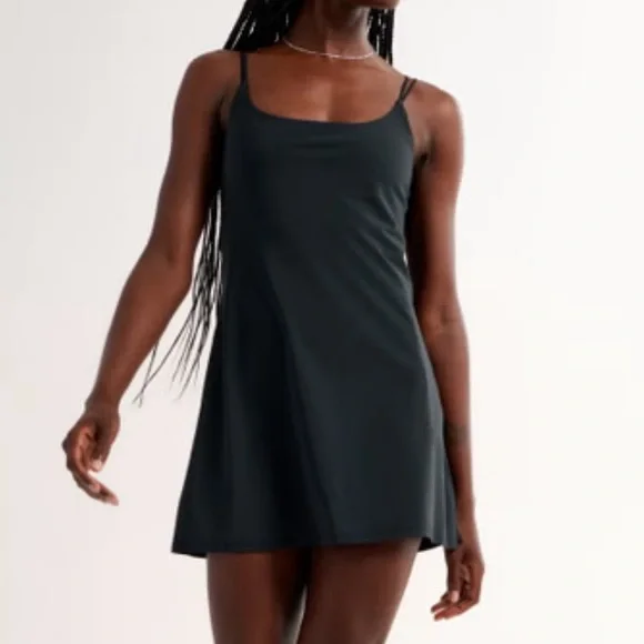Abercrombie — Traveler Mini Dress – Size Small Tall — Black — NWOT - Picture 10 of 15